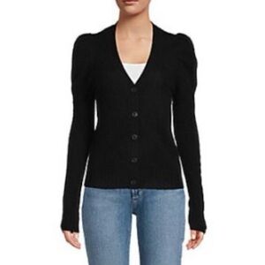 SAKS FIFTH AVENUE
Puff Sleeve 100% Cashmere Cardigan
BLACK, M